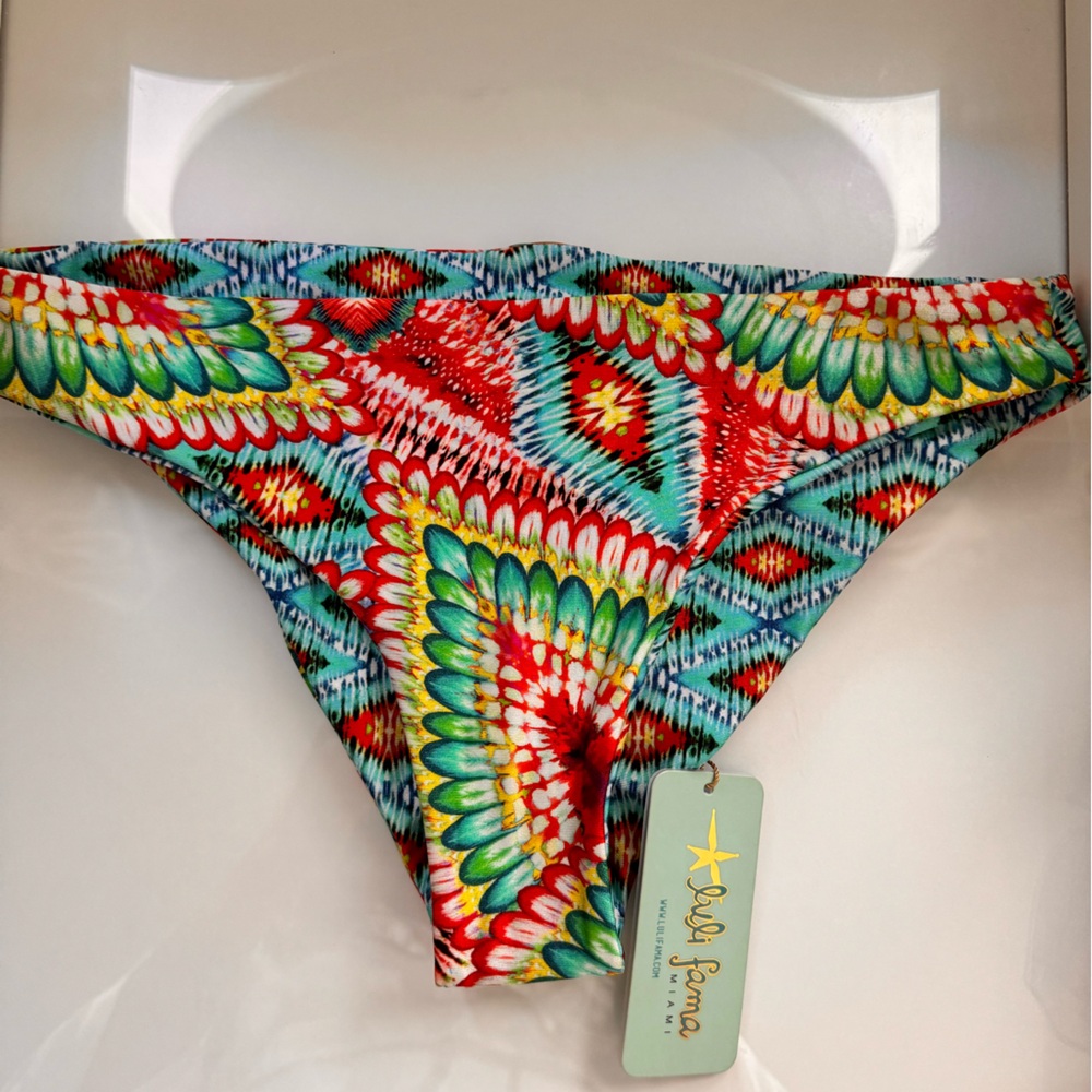 🆕 Luli Fama Multicolor Doublesided Bikini Bottom